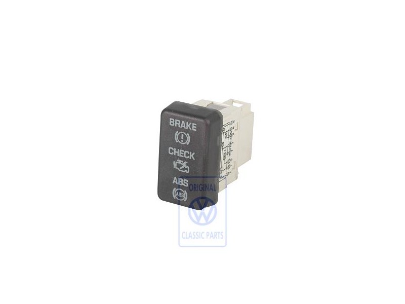Original VW Warning Lamp For Dual Circuit Brakes And Handbrake - 357919235M
