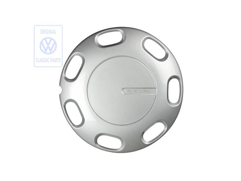 Original VW Hub Cap Chrome Coloured Metallic - 3A0601149 V7L