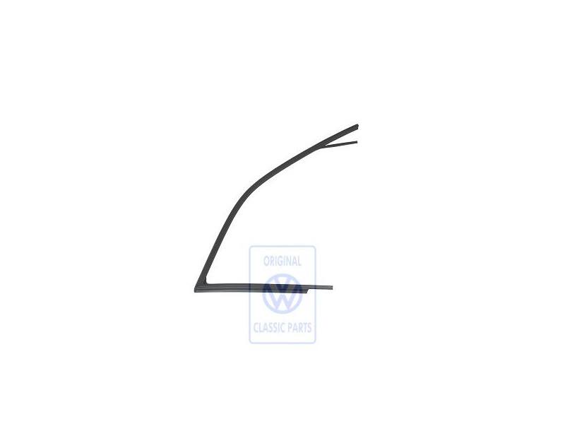 Original VW Window Guide Satin Black - 3A0837432 B41