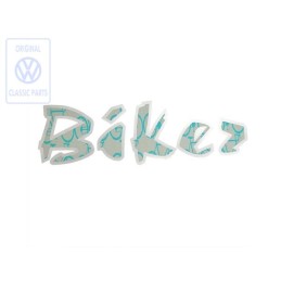 Original VW Film Lettering Silver Turquoise - 3A9853431B Z75