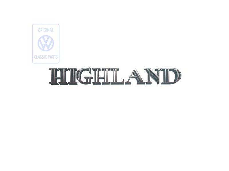 Original VW Film Lettering Silver Burgundy - 3A9853431C Z44