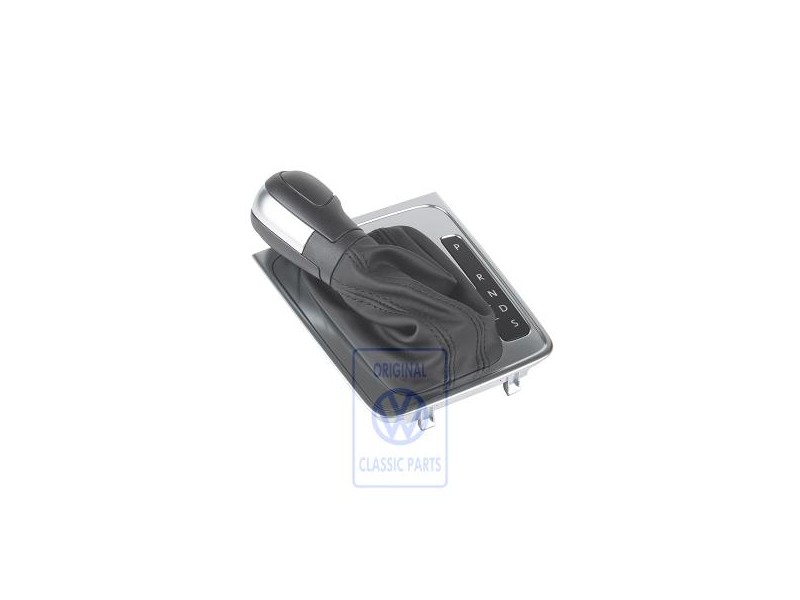 Original VW Gear Shift Cover Satin Black - 3AC713203D OFN