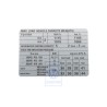 Original VW Data Plate For Tyre Pressure - 3B0010275A