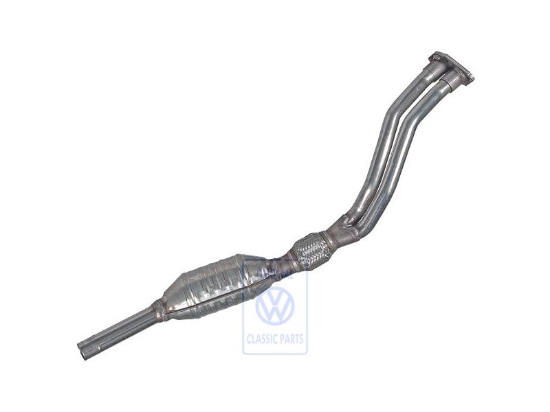 Original VW Exhaust Pipe With Front Silencer - 3B0253095CG