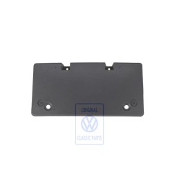 Original VW Licence Plate Holder Satin Black - 3B0807287 B41