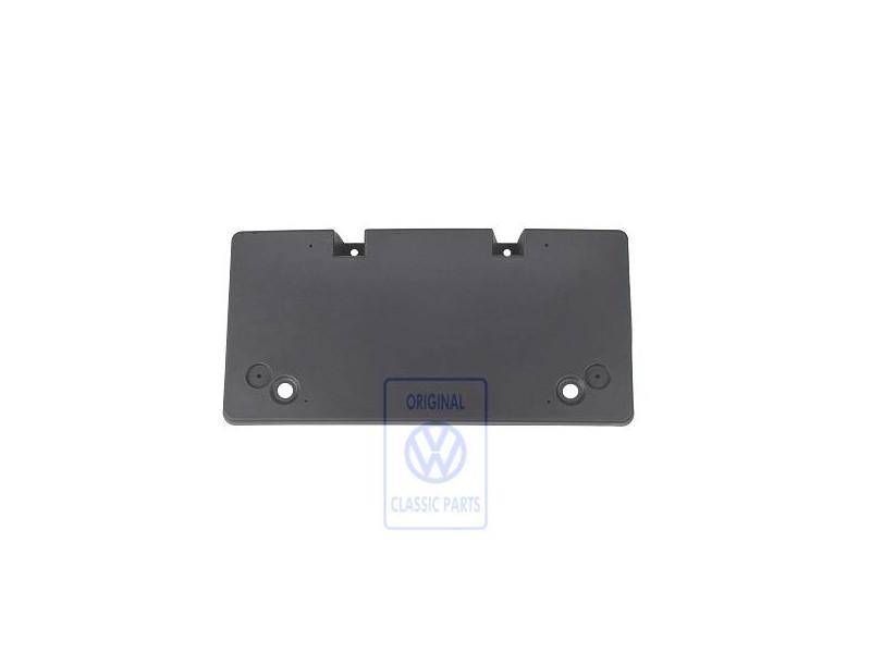 Original VW Licence Plate Holder Satin Black - 3B0807287 B41