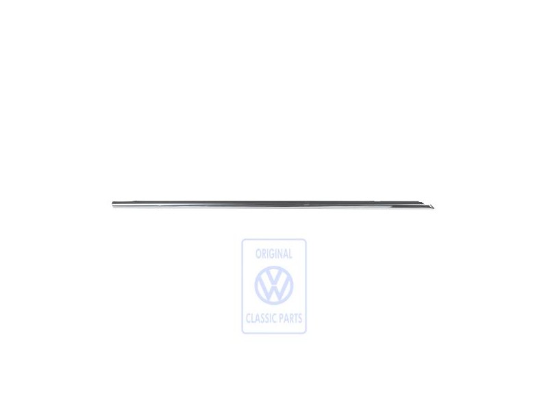 Original VW Window Aperture Seal Glossy Aluminium - 3B0837476 7Z7