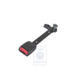 Original VW Belt Latch Satin Black/Fire Red - 3B0858471D FCN