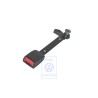 Original VW Belt Latch Satin Black/Fire Red - 3B0858471D FCN