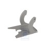 Original VW Hinge Cover Flannel Grey - 3B0864249A U71