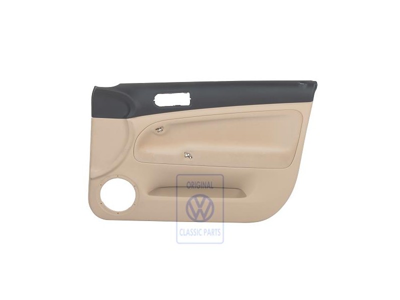 Original VW Door Panel Trim (Cloth) Platinum/Sunshine Beige - 3B0867012BAPEB