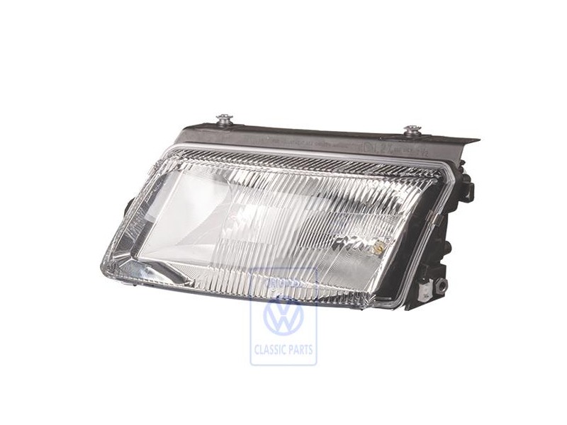 Original VW Halogen Twin Headlights With Halogen Fog Lights - 3B0941017M