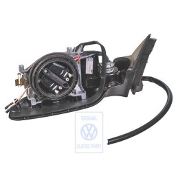 Original VW Exterior Mirror Housing Satin Black - 3B1857507M 01C