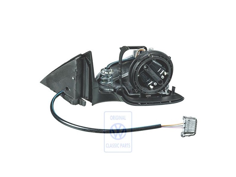 Original VW Exterior Mirror Housing Satin Black - 3B1857508AA01C