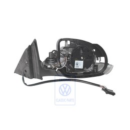 Original VW Exterior Mirror Housing Satin Black - 3B1857508AT01C