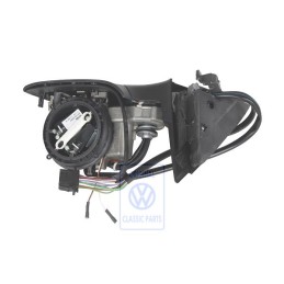 Original VW Exterior Mirror Housing Satin Black - 3B1857508H 01C
