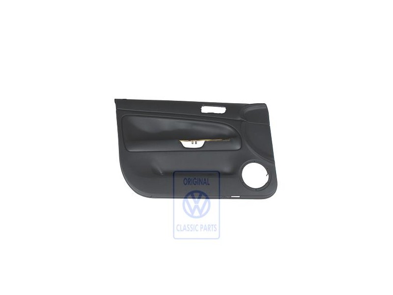 Original VW Door Trim (Leatherette) Black/Black - 3B1867011DELLL