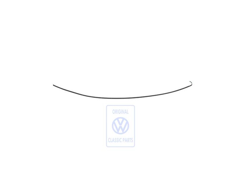Original VW Border Strip Satin Black - 3B5854701 B41
