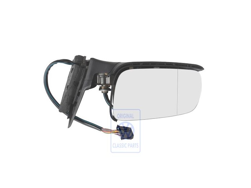 Original VW Exterior Mirror Housing Satin Black - 3B6857507 01C