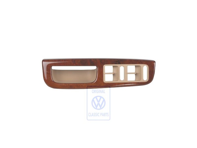 Original VW Handle Shell, Upper Part Pure Beige/Walnut - 3B7867172 SCL
