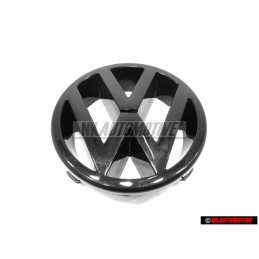 Original VW Front Grill Badge Emblem Black - 323853601 041