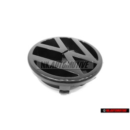 Original VW Front Grill Badge Emblem Black - 323853601 041
