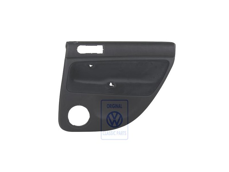 Original VW Door Panel Trim (Cloth) Black/Black - 3B9867212AHLLF