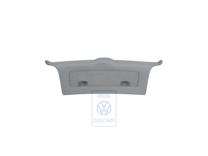 Original VW Rear Lid Trim Panel Flannel Grey - 3B9867601F FEF