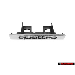 Original Audi QUATTRO Front Grill Badge Emblem Chrome - 8L0853736 2ZZ
