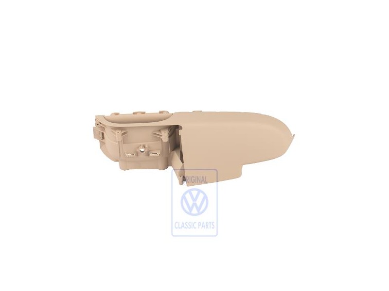Original VW Handle Shell, Lower Part Pure Beige - 3C1867179B 7R3