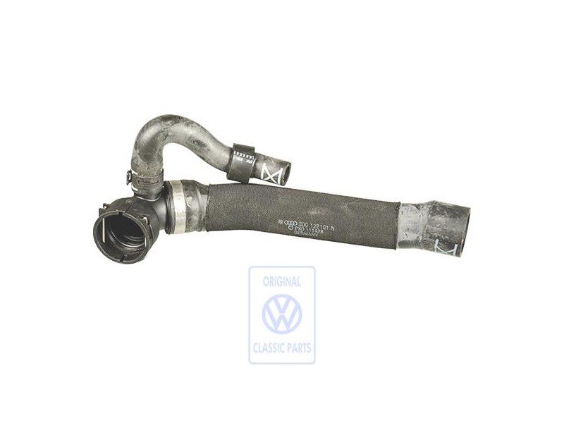 Original VW Coolant Hose With Quick Release Coupling - 3D0122101N