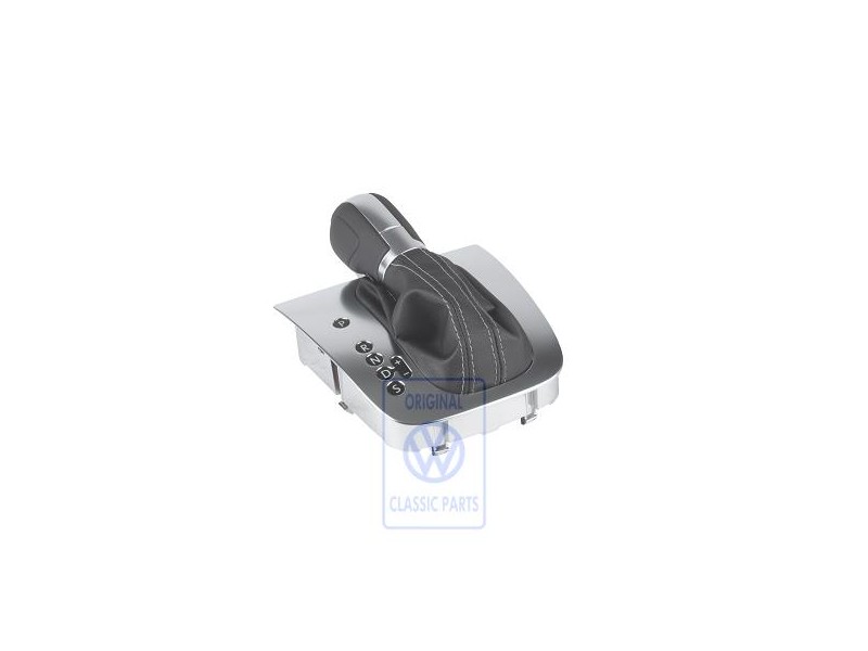 Original VW Gear Shift Cover Black/Art Grey - 5K1713203D YMD
