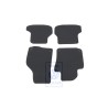 Original VW 1 Set Foot Mats Titanium Black/Black - 5K7863011 EOM