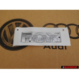 Original VW FOX Rear Boot Badge Emblem Chrome - 5Z0853687 739
