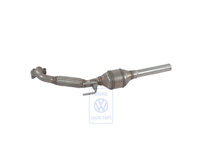 Original VW Exhaust Pipe With Catalyst - 6K0253060DX