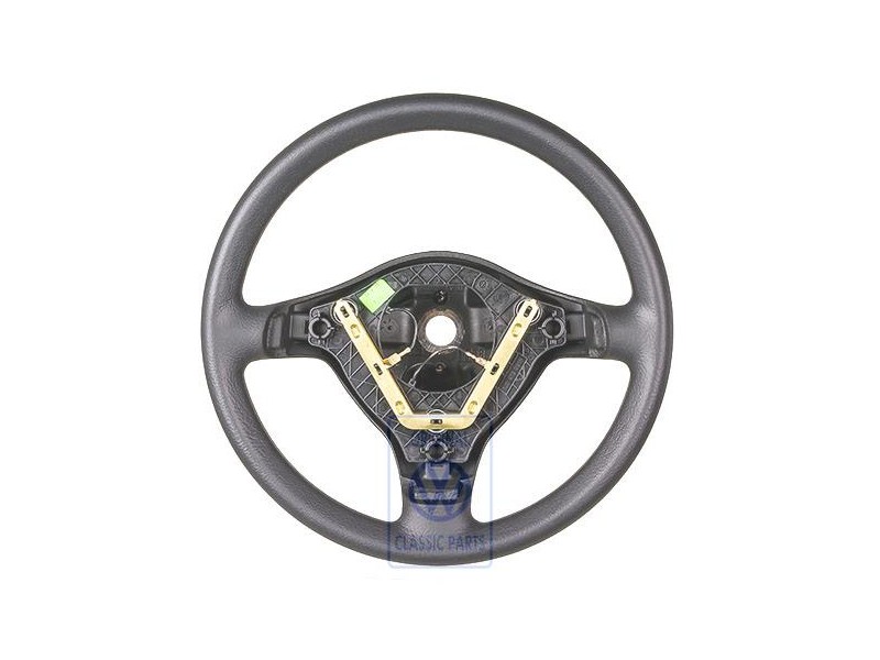 Original VW Steering Wheel Satin Black - 6K0419091AD01C