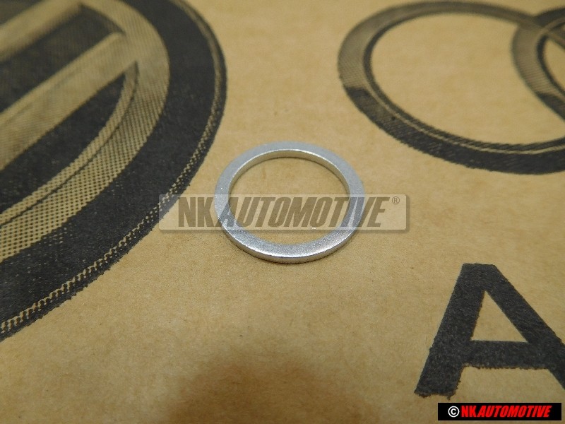 Original VW Cylinder Head Oil Drain Plug Sealing Ring - N 0138142