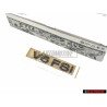 Original VW V6 FSI Rear Boot Trunk Badge Emblem Dark Chrome - 3C0853675AAL85
