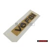 Original VW V6 FSI Rear Boot Trunk Badge Emblem Dark Chrome - 3C0853675AAL85