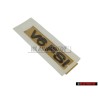Original VW V6 FSI Rear Boot Trunk Badge Emblem Dark Chrome - 3C0853675AAL85