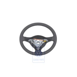 Original VW Steering Wheel (Leather) Black - 6N0419091L E74
