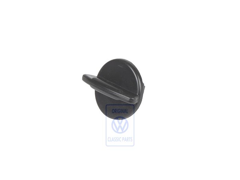 Original VW Rot. Knob Satin Black - 6N0867467A B41