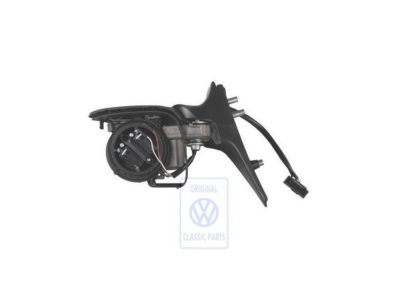 Original VW Exterior Mirror Housing Satin Black - 6N2857508J 01C