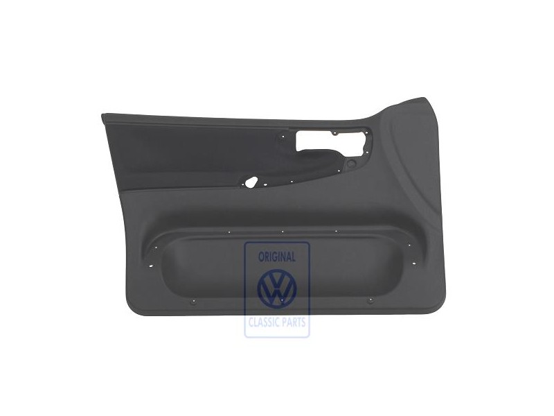 Original VW Door Panel Trim (Cloth) Off-Black - 6N4867011P DRG