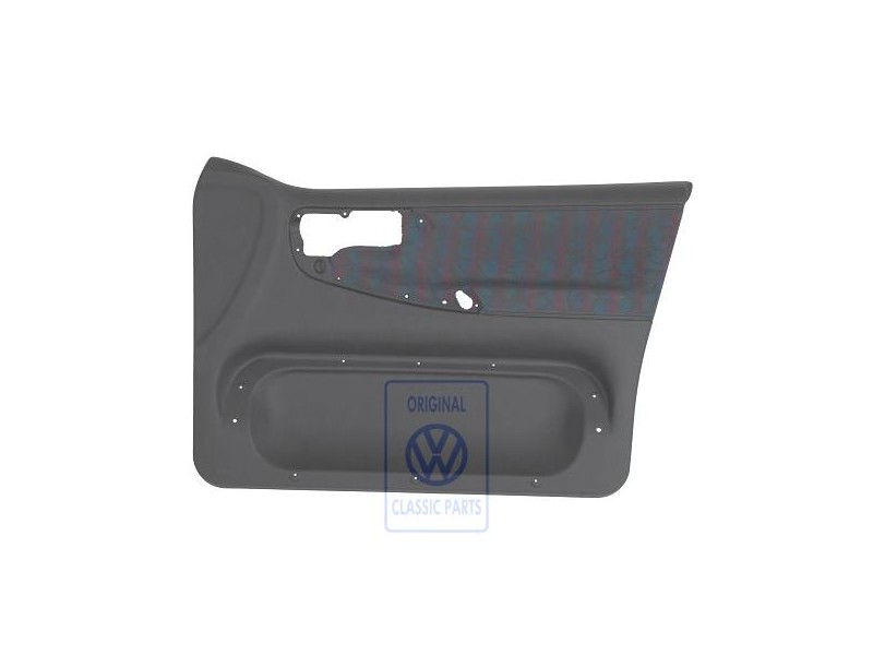 Original VW Door Panel Trim (Cloth) Off-Black - 6N4867012P DRB