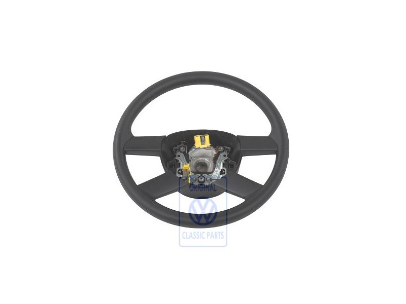 Original VW Steering Wheel Satin Black - 6Q0419091L 01C