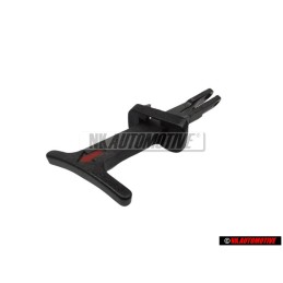 Original VW Bonnet Hood Release Handle Rod Black - 1J0823593C 01C