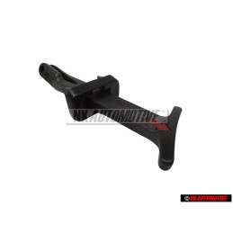 Original VW Bonnet Hood Release Handle Rod Black - 1J0823593C 01C