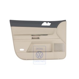 Original VW Door Trim (Leatherette) Anthracite/Cream - 6Q4867011HNQMS
