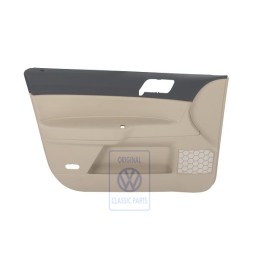 Original VW Door Trim (Leatherette) Anthracite/Cream - 6Q4867011HQQMS